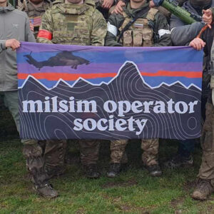 PRÉCOMMANDE DRAPEAU "MILSIM OPERATOR SOCIETY"